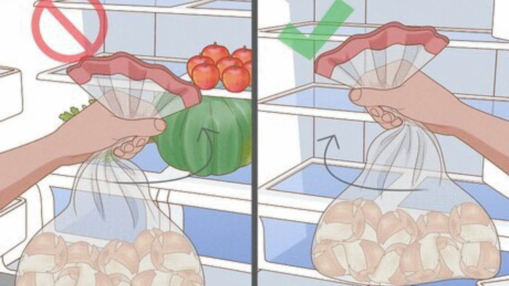 “Tulip bulbs chilling in a refrigerator for proper spring blooming”