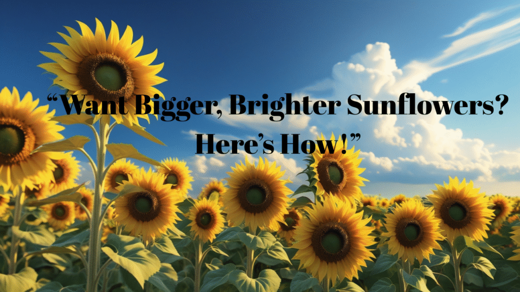 How to Grow Sunflowers: Easy Step-by-Step Guide to Gorgeous Blooms