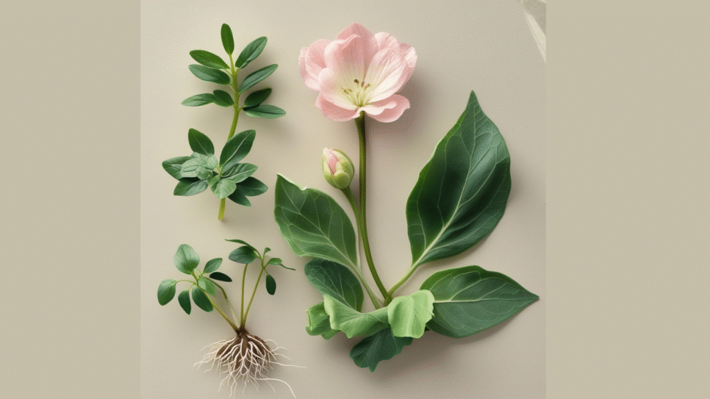 Weekly growth stages of ranunculus from sprouting to blooming"