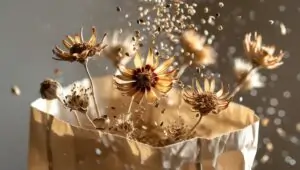 cut flower garden clander