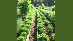 Comparison of raised bed and in-ground row layouts in a cut flower field”