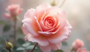 "Gardener carefully splitting dahlia tuber with a sharp knife"