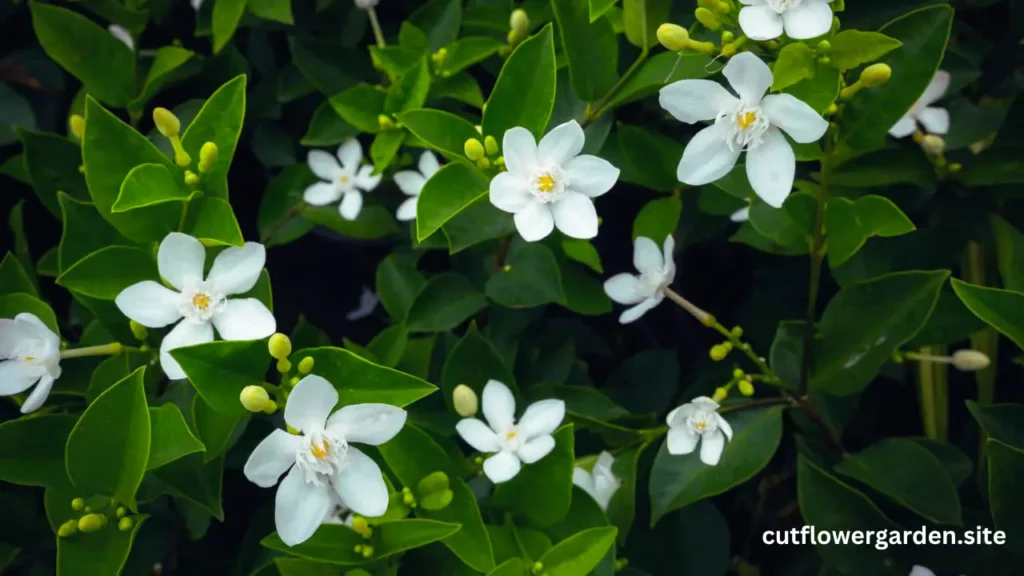 Shwoinhg Jasmine Flower.