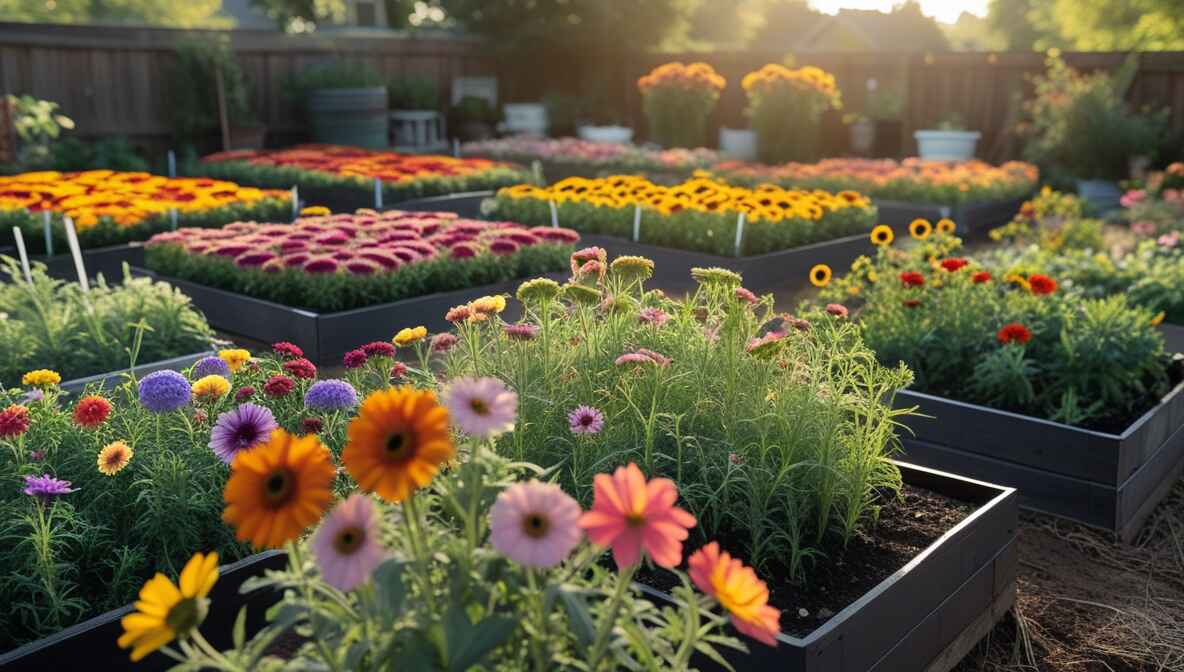 Compact Backyard Flower Farm: Small Yard, Big Blooms